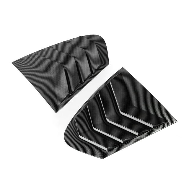 Rear Window Louver, 1 Pair ABS Car Rear Window Blinds Side Window Louvers Vent for 5 Series F10 2011-2017