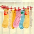 thumbnail image 6 of Clearance Fixing Clip under $5,Portable Outdoor Clothesline With 12 Clothespins Beach Windproof Clothes Rack Super Elastic Clothesline, 6 of 8