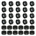 thumbnail image 1 of Uxcell 32 Pcs Cubierta de Resina Fenólica, Tapas de Tornillo de Sellado de Polímero de 28 mm, Tapas de Repuesto de Plástico para Botellas de Químicos, Alimentos, Cosméticos, Negras, 1 of 7