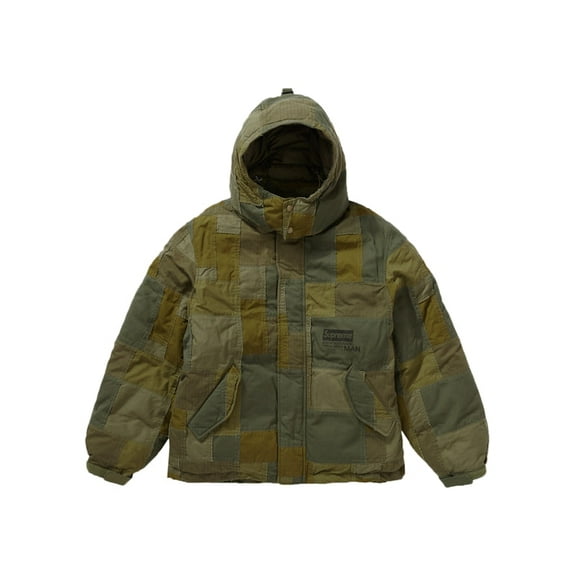 Supreme Men's JUNYA WATANABE CDG MAN Patchwork Puffy Jacket Olive, from StockX