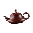 thumbnail image 3 of Tetera de Arcilla Púrpura, Tetera de Kung Fu Coleccionable con Tapa Y Mango Lateral, Tetera de Gongfu, Diseño Elegante para El Hogar de La Casa de Té Estilo D, 3 of 8