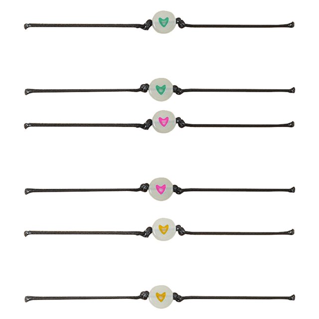 Juego de 3 pulseras, cosas del orgullo Lgbtq, pulseras ajustables con corazón brillante, accesorios de regalos Lgbtq para desfile del orgullo y uso diario