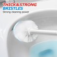 thumbnail image 5 of 2Pack 2 in 1 Toilet Brush and Plunger Set,Clean Gloves, Extended Handle Plunger,Toilet Bowl Brush Plunger Set,Bathroom Cleaning Tools,Toilet Brush Plunger Combo,Cleaning Brush(Cream White), 5 of 6