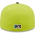 thumbnail image 4 of Men's New Era Green/Black Bradenton Barbanegras Copa De La Diversion 59FIFTY Fitted Hat, 4 of 6
