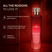Bellavita Luxury Timeless Flora, Perfume for Women, 3.4 oz