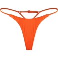 thumbnail image 1 of Bikini de triángulo para Mujer Halter Trajes de baño de Dos Piezas Naranja Neón - a CH Naranja Neón - a CH Xishao ropa, 1 of 2