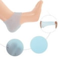 thumbnail image 3 of Unique Bargains 1 Pair Silicone Tape Hole Heel Protectors for Travelling Blue Silicone, 3 of 4