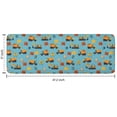 thumbnail image 7 of Cartoon Construction Vehicles Road Signs Kitchen Rug Mat,Kitchen Runner Rugs Non Skid Washable,Decorative Kitchen Floor Mats for Kitchen,Sink,Laundry,17"x47.2", 7 of 7