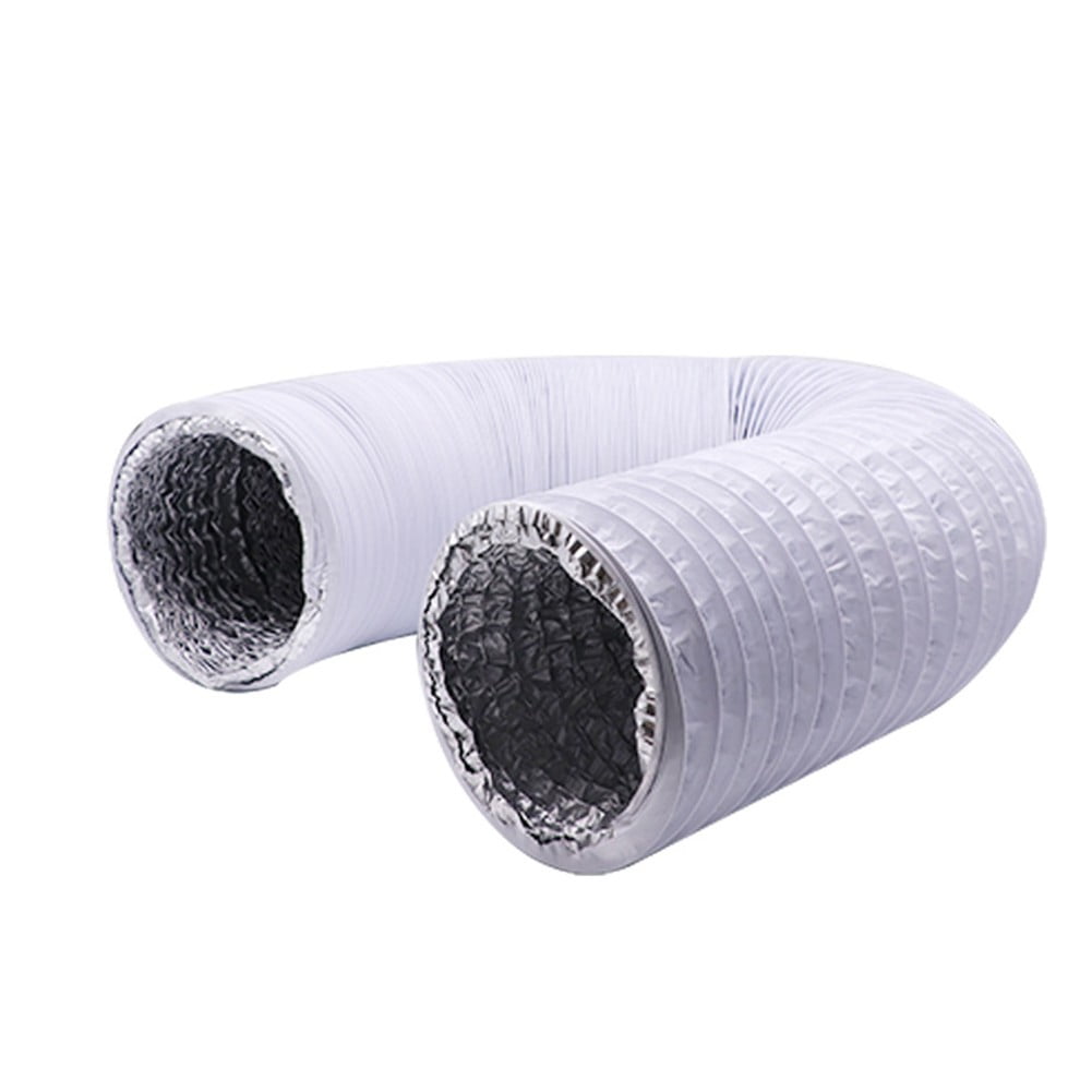 6 Inch Fan Pipe Flexible Pvc Aluminum Tube Exhaust Hose 6M Ventilation Duct 15cm Grey