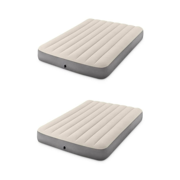 Intex 64707E Full Deluxe Dura Beam Single High Fibertech Air Mattress