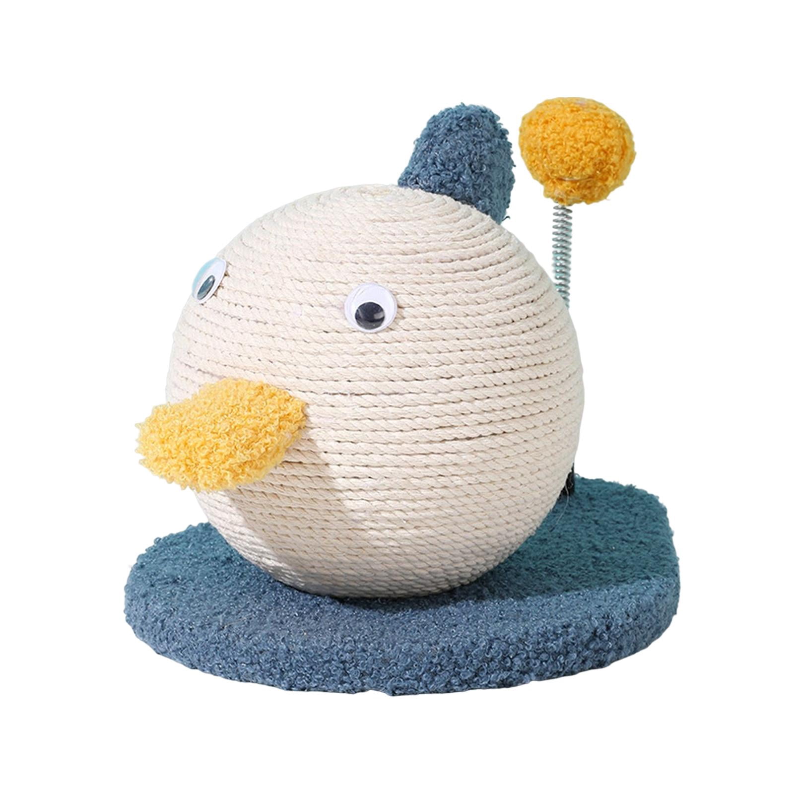 Bvdfgk Cat Scratcher Ball Exercise Interactive Toy Ball Furniture Protection Grind Claw Duck