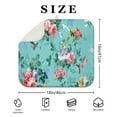 thumbnail image 4 of Pioneer Flower Floral Print Pattern Dish Drying Mat for Kitchen 1 Pack, Ultra Absorbent Microfiber Dishes Drainer Mats,16"x18", 4 of 6