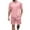 Pink, variant on JIKNTTR Men's 2 Piece Casual Set Color Matching Sports Suit Short Sleeved Round Neck T Shirt Shorts Suit Summer Sportswear Set Fashion Beach Outfits