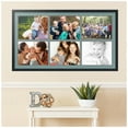 thumbnail image 2 of ArtToFrames Collage Photo Picture Frame with 6 - 11x14 Openings, Framed in Black with Nile Green and Black Mats (CDM-3926-153), 2 of 8