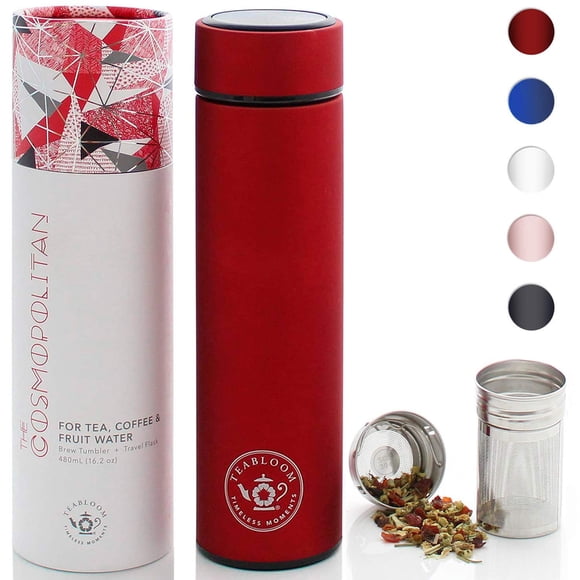 Termo Teabloom Cosmopolitan 480 ml Vaso Ruby Red