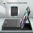 thumbnail image 5 of Fintie Keyboard Case for iPad Air 11-inch M2 (2024), iPad Air 5th Generation (2022) / iPad Air 4th Gen 10.9" - Soft TPU Back Cover with Magnetically Detachable Wireless Bluetooth Keyboard, 5 of 11