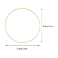 thumbnail image 2 of OULII 15Pcs Metal Crafting Ring Golden Round Ring for Handmade by Artisans, 2 of 8
