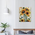 thumbnail image 4 of TIAOTIAOHOU Hummingbird Wall Decor Sign Art For Kitchen Hummingbirds Decor For Bathroom Vintage Sunflowers Sign Wall Decor Gift, 4 of 5