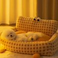 thumbnail image 3 of Super Warm Dog Bed Winter Dog Cat Sleeping Sofa Kennel Thickened Dog Cushion For Small Medium Large Dogs Chihuahua Teddy ShopWise Round, 3 of 7