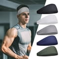 thumbnail image 4 of High-Performance Sweat-Wicking Athletic Headbands Multipack for Workouts and Sports Training 5PCS, 4 of 4