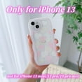 thumbnail image 2 of Compatible with iPhone 13 Case Clear with Heart Design for Women Girls,Aesthetic Cute Wavy Soft Shockproof Cell Phone Cover for iPhone 13 6.1 Inch (Light Pink), 2 of 6