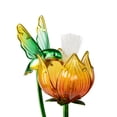 thumbnail image 6 of Better Homes & Gardens Solar LED Flower With Hummingbird Glass & Metal Stake Light Outdoor Décor, 5.7"W x 6.5"D x 28.1"H, 1.1 lb weight, 6 of 9