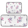 thumbnail image 6 of Pink Flowers Floral Kitchen Mats Set 2 Piece Non Slip Floor Foam Rugs Cushioned Soft Waterproof Carpet Runner for Dining Room Bathroom Laundry, 6 of 7