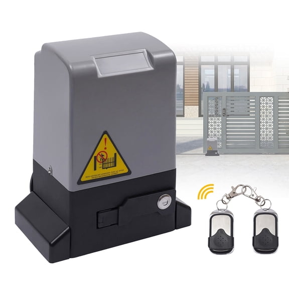 Sliding Gate Electric Opener AC Motor Automatic Gates Operator 2640lbs  2 Remote