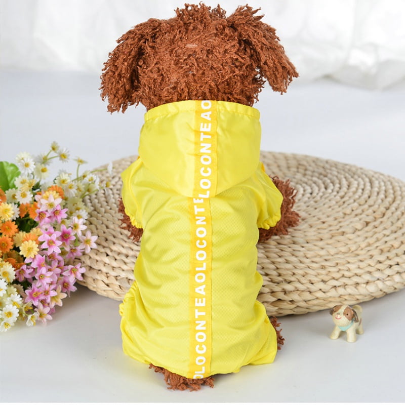 Groomer Pet Dog Raincoat Waterproof Clothes Jacket for Small Large Dog