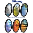 thumbnail image 2 of 72mm 6 Piece Multi-Coated Professional Gradual Color Filter Kit with Wallet, 2 of 5