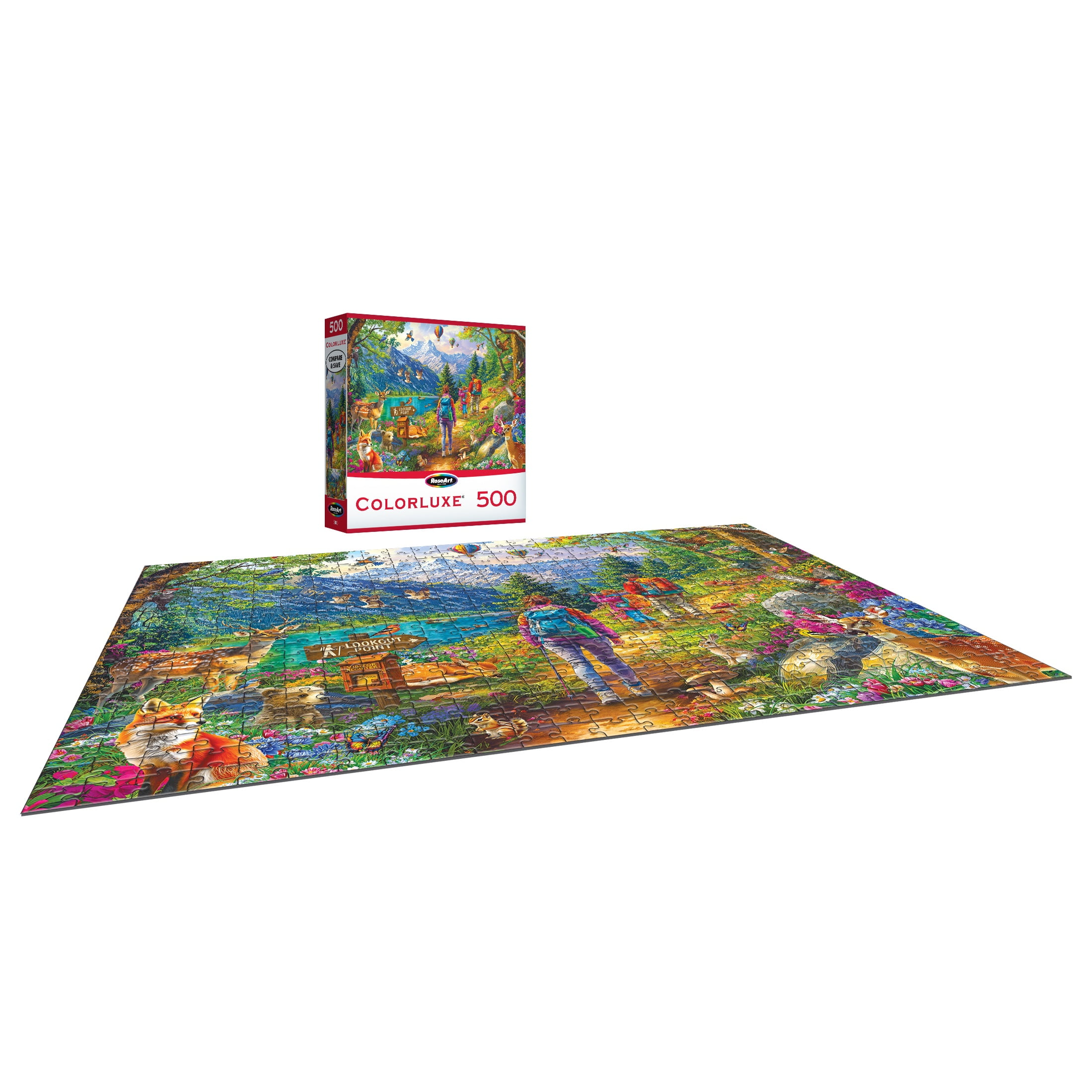 Roseart Colorluxe 500PC Mountain Hiking Trail