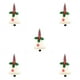 thumbnail image 3 of Billuyoard Campana de Navidad Atmósferas decorativas Festival Árbol de Navidad Colgante Tela no tejida Reutilizable Chimenea Decoración Blanco Type2 NO2, 3 of 6