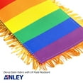 thumbnail image 4 of Anley 4 X 6 Inch Rainbow Fringy Window Hanging Flag - Rainbow LGBT Gay Pride Hanging Flag, 4 of 6