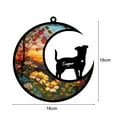 thumbnail image 4 of CSChome Pet Pendant 1 Set Pet Pendant Unique Exquisite Workmanship Acrylic Suncatcher Beautiful Pet Sympathy Gift, 4 of 6