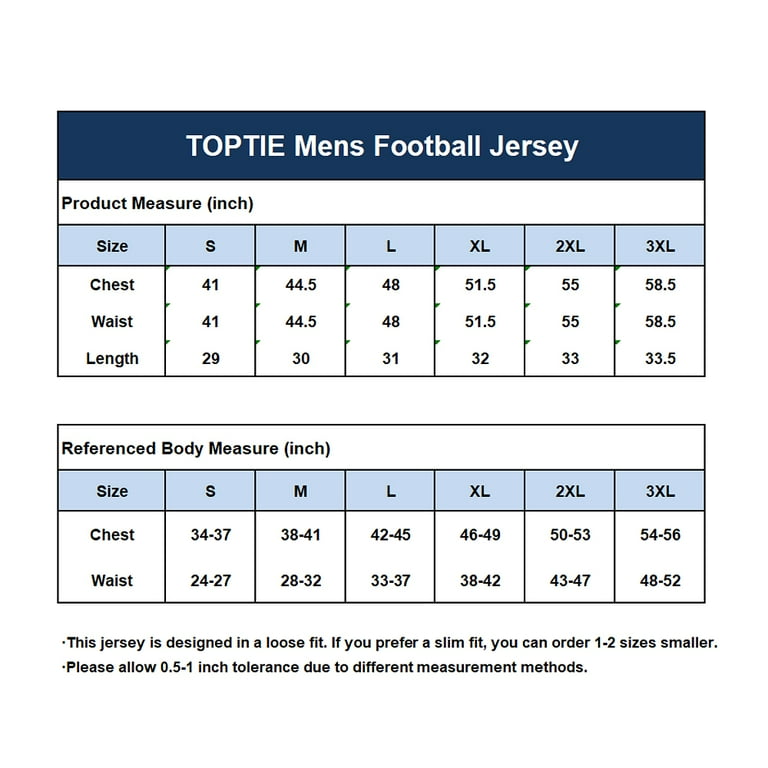 Toptie Mens Football Jersey Shirt, Adult Mesh Soccer Jerseys