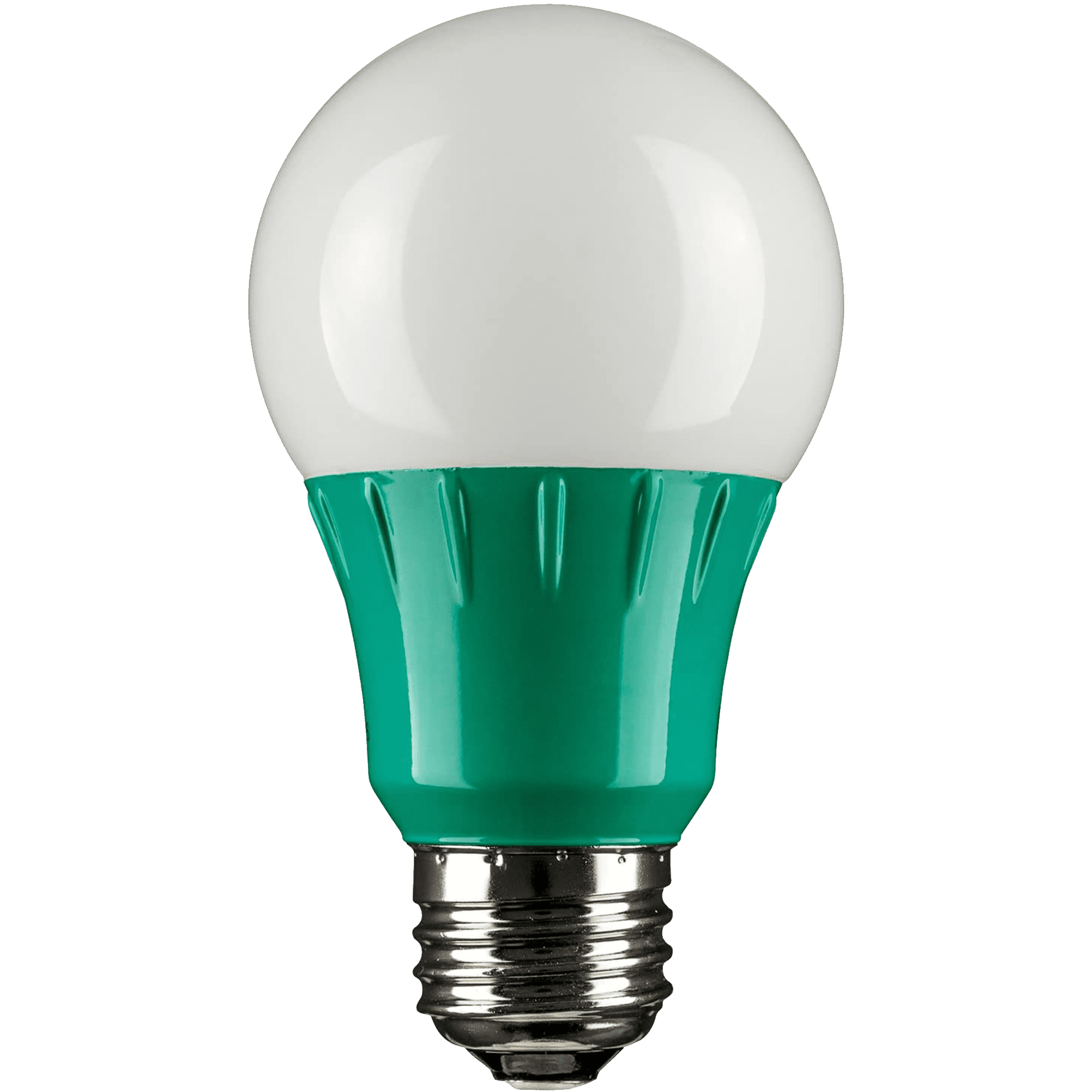 Sunlite LED A19 Colored Light Bulb, 3 Watts (25w Equivalent), E26 Medium Base, Non-Dimmable, UL Listed, Party Decoration, Holiday Lighting, Green, 6 Pack