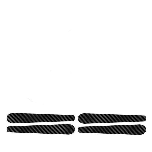 Película protectora de cuero y fibra de carbono para manija de puerta de automóvil, pegatina para manija de puerta, protección antiarañazos, pegatina protectora para manija de puerta antiarañazos