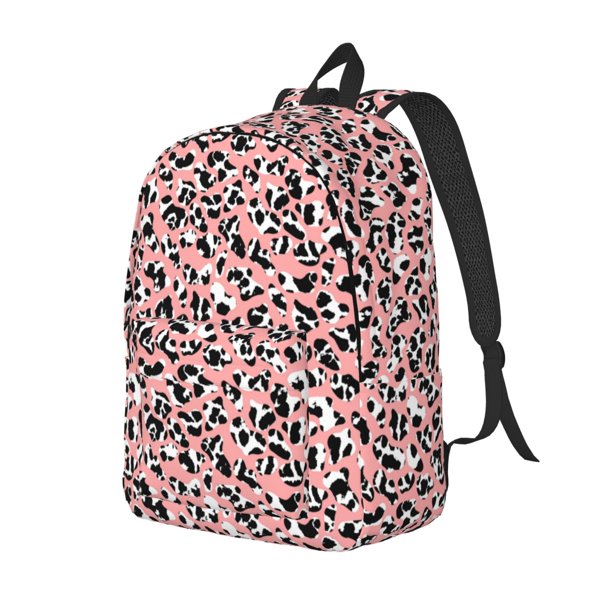 Easygdp Cow Animal Skin Mochila de Lona Resistente para Laptop, Compatible con Laptops de 15 a 17 pulgadas, Ideal para Escuela, Trabajo y Viajes-Medium