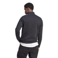 thumbnail image 3 of adidas Essentials Fleece 3-Stripes 1/F4 Zip Hoodie (Mens, Black, MD, One Size), 3 of 3