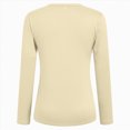 thumbnail image 6 of Towmus Slim Fitted Long Sleeve Shirts for Women Solid Color Crewneck Tees Casual Tight Basic Tops, 6 of 6