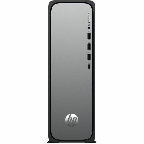 HP OmniDesk Slim Desktop Intel Core i3 14th Gen i3-14100 8GB 512GB SSD Wireless Keyboard and Mouse Combo Windows 11 Home Black