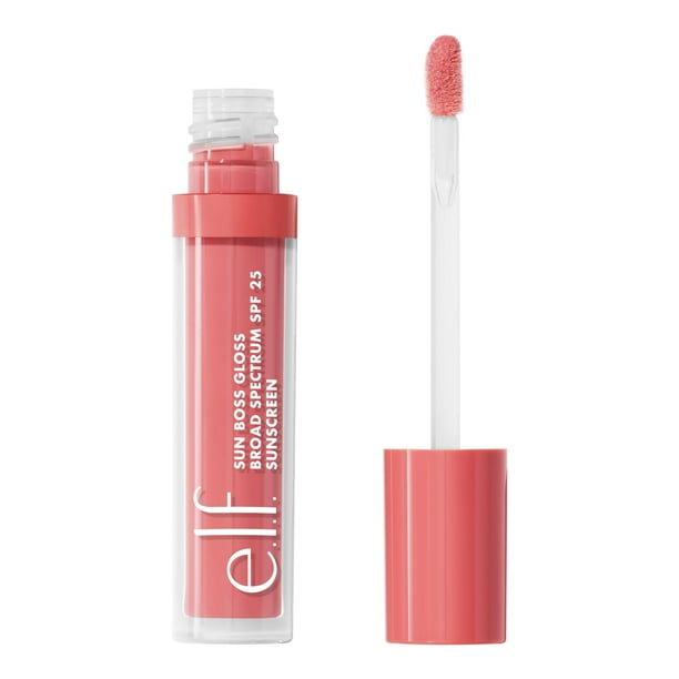 Brillo de labios e.l.f. Sun Boss Gloss SPF 25 vegano y libre de crueldad animal