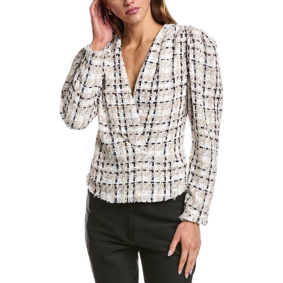 IRO womens Patria Top, 34, Beige
