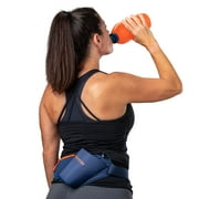 Nspire by Nathan Single Bottle Hydration Belt Blue/Orange