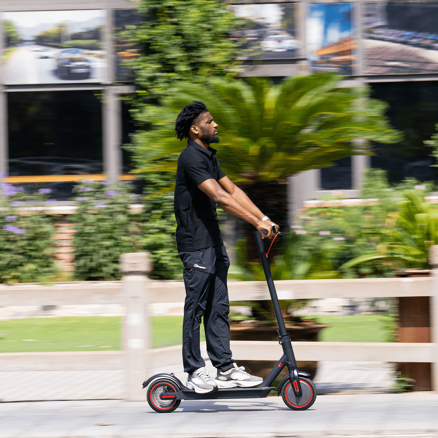 HEZZO Foldable Electric Scooter HS-04 Pro, 8.5" Tires, 15.5MPH, 25 Mile Range