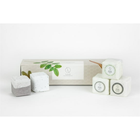 Lizush - Earthy Shower Steamer, Refreshing Gift Box for Men and Women, Set of 5 Shower Steamers