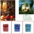 thumbnail image 2 of LINLIN 24PCS Christmas Balls Christmas tree plastic baubles Shatterproof Balls Decoration 3CM, 2 of 9