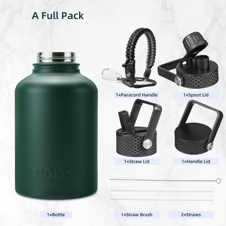 BJPKPK 50oz Insulated Water Bottle with Straw Lid photo 4