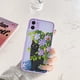 thumbnail image 1 of Funda de teléfono con Gato y flores para iPhone, carcasa trasera dura y suave a la moda para modelos 14 Pro Max, 11, 12 Pro, 13Pro Max, XS Max, XR, X, 8, 7Plus, SE Fivean unisex, 1 of 2