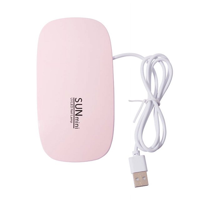Lámpara de uñas pequeña Lámpara Mini Mouse Lámpara para hornear pegamento para esmalte de uñas Máquina de fototerapia UV Máquina de uñas LED de mano